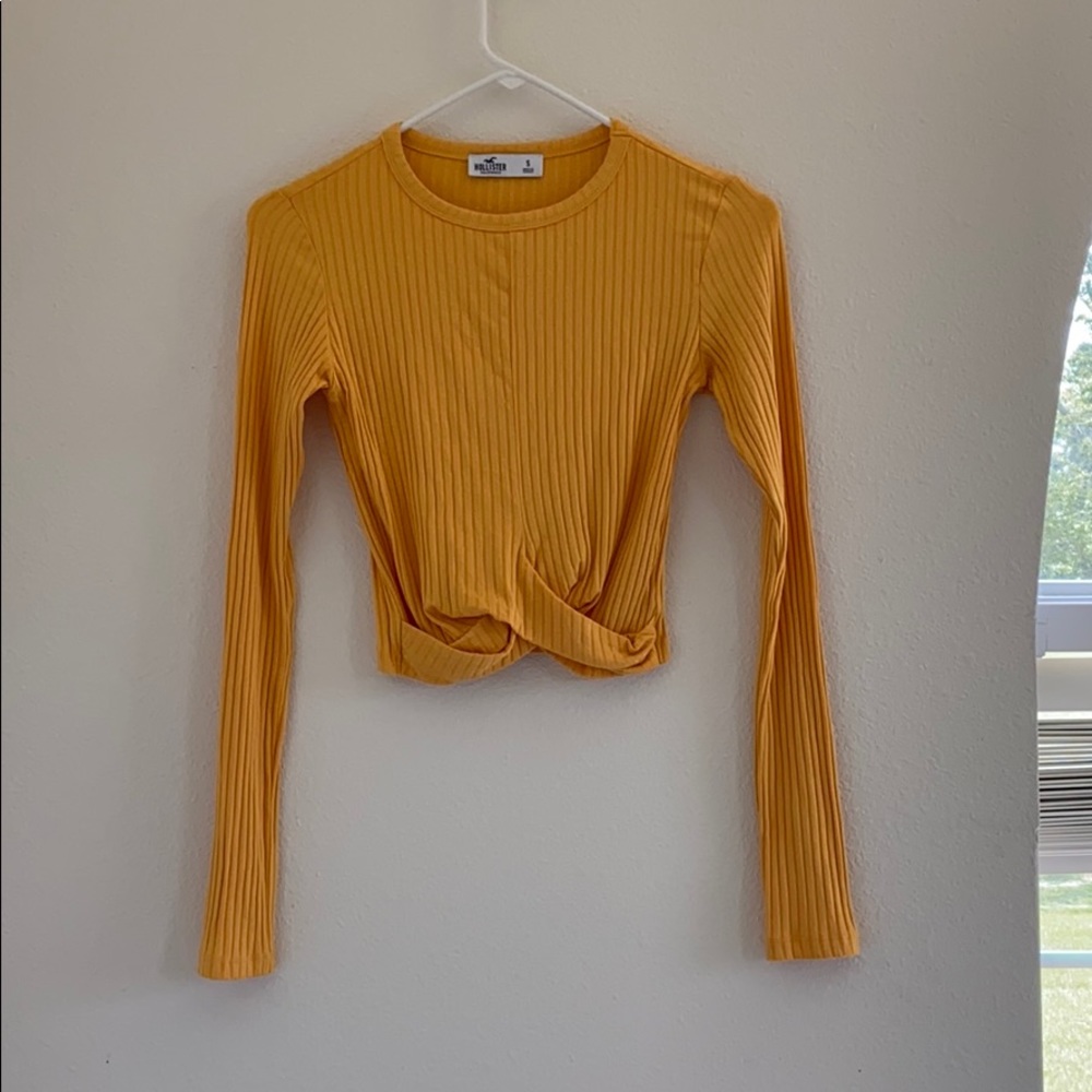 Hollister Yellow Crop Top